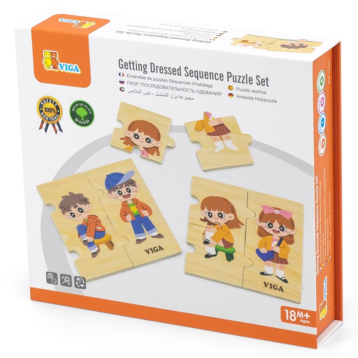 Puzzel set - aankleden